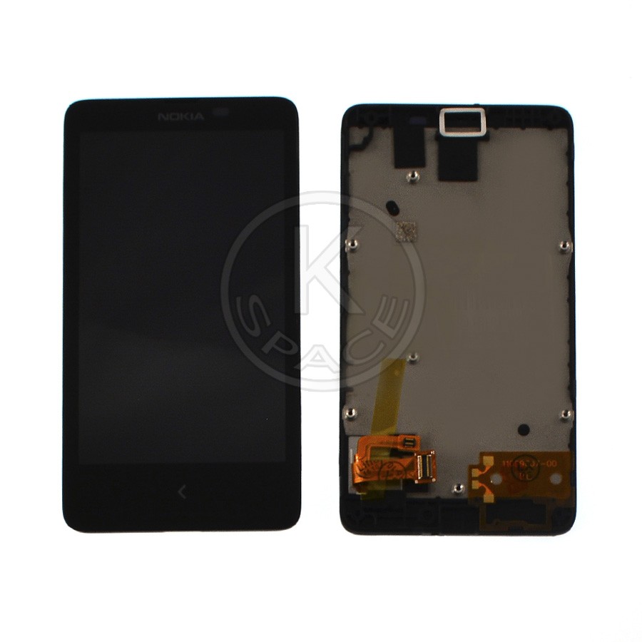 Дисплей Nokia X black, с рамкой, Original