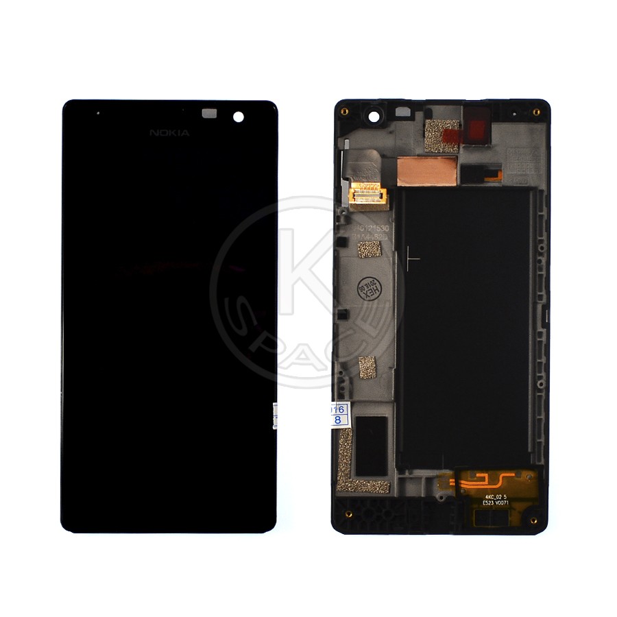 Дисплей Nokia 735 black, з рамкою, Original