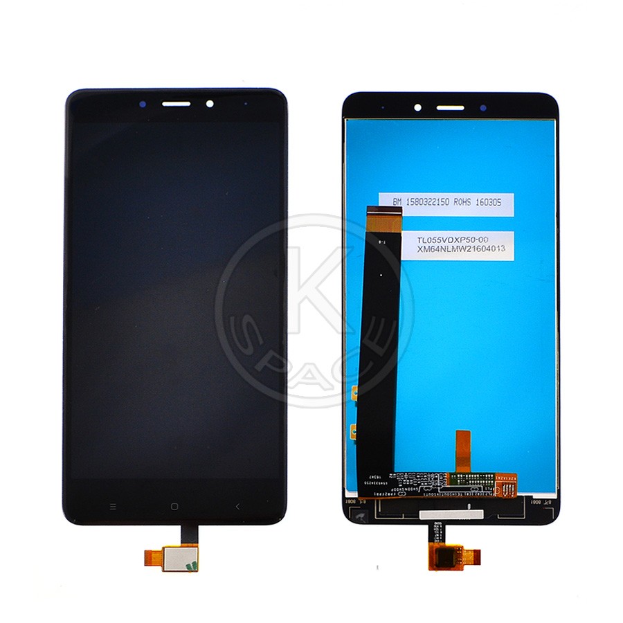 Дисплей Xiaomi Redmi Note 4 black, без рамки, High Quiality