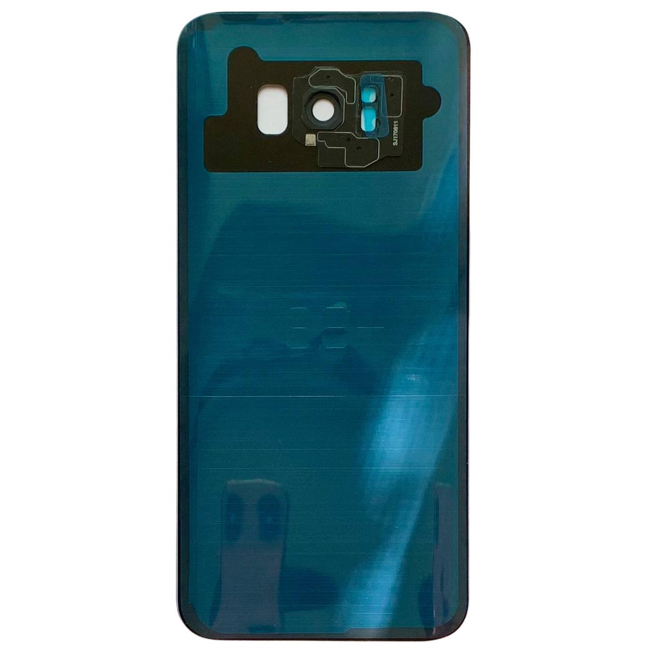 Задня кришка Samsung G955 Galaxy S8 Plus black (зі склом камери)