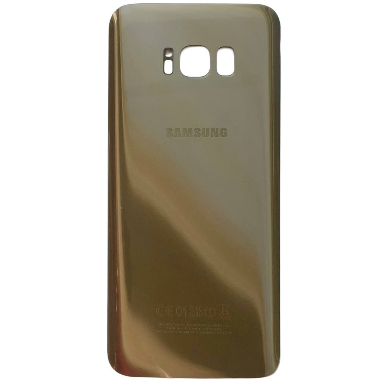 Задня кришка Samsung G955 Galaxy S8 Plus gold (без скла камери)