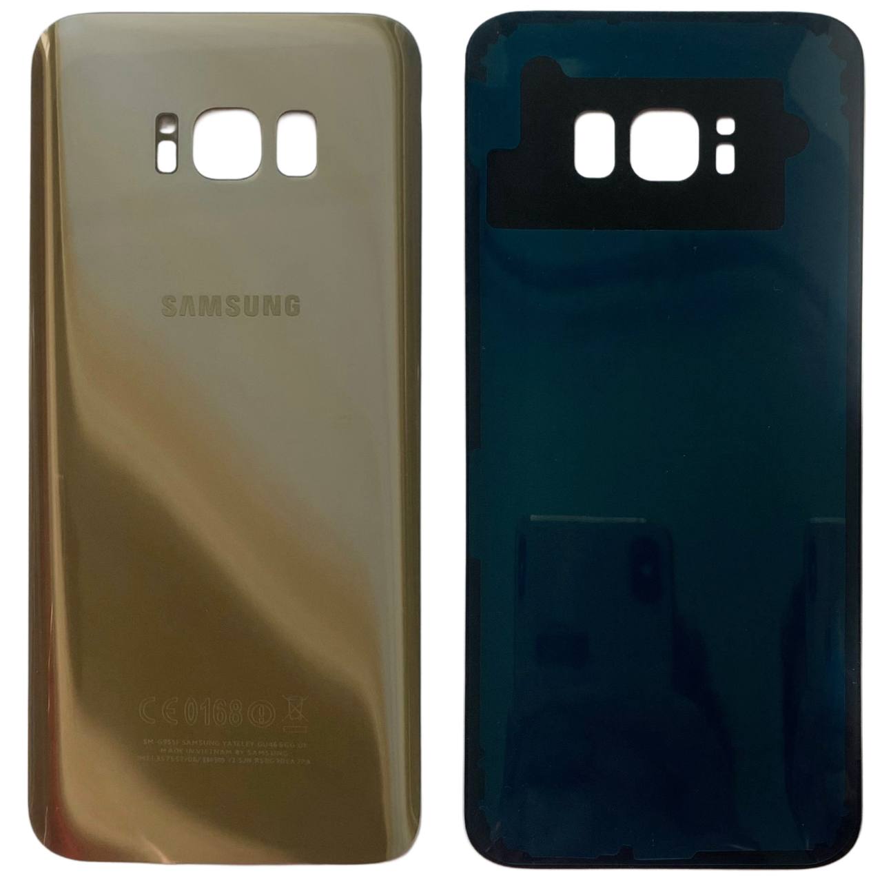 Задня кришка Samsung G955 Galaxy S8 Plus gold (без скла камери)