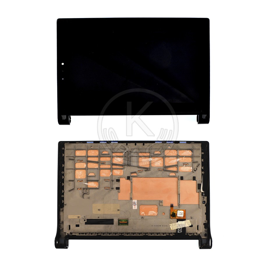 Дисплей (Lcd) Lenovo Yoga Tablet 2 1051F black complete with frame Copy-original
