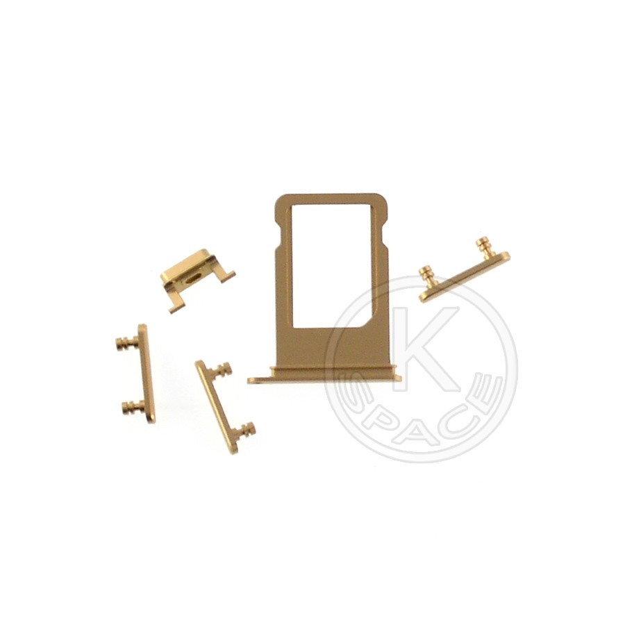 Тримач SIM-карти Nano iPhone 7 gold + кнопки