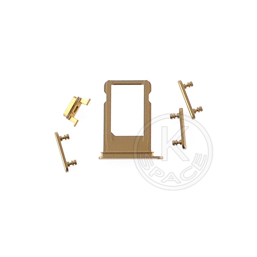 Тримач SIM-карти Nano iPhone 7 Plus gold + кнопки