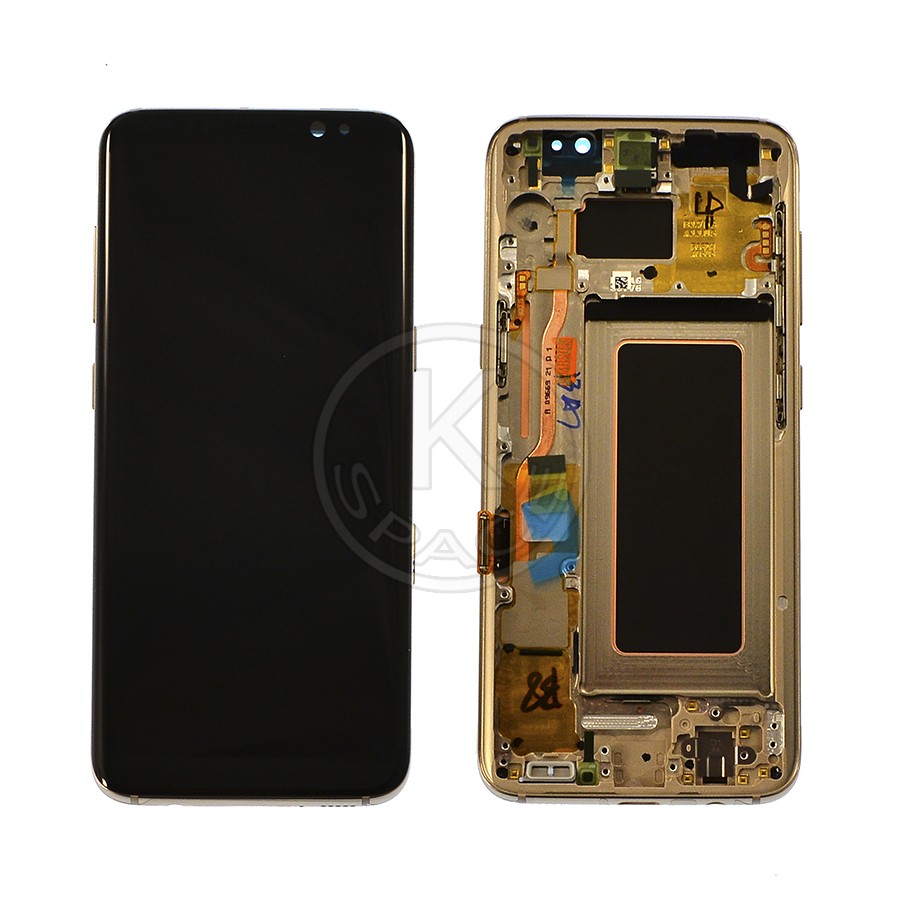 Дисплей Samsung G950 Galaxy S8 gold, з рамкою, Service Pack Original