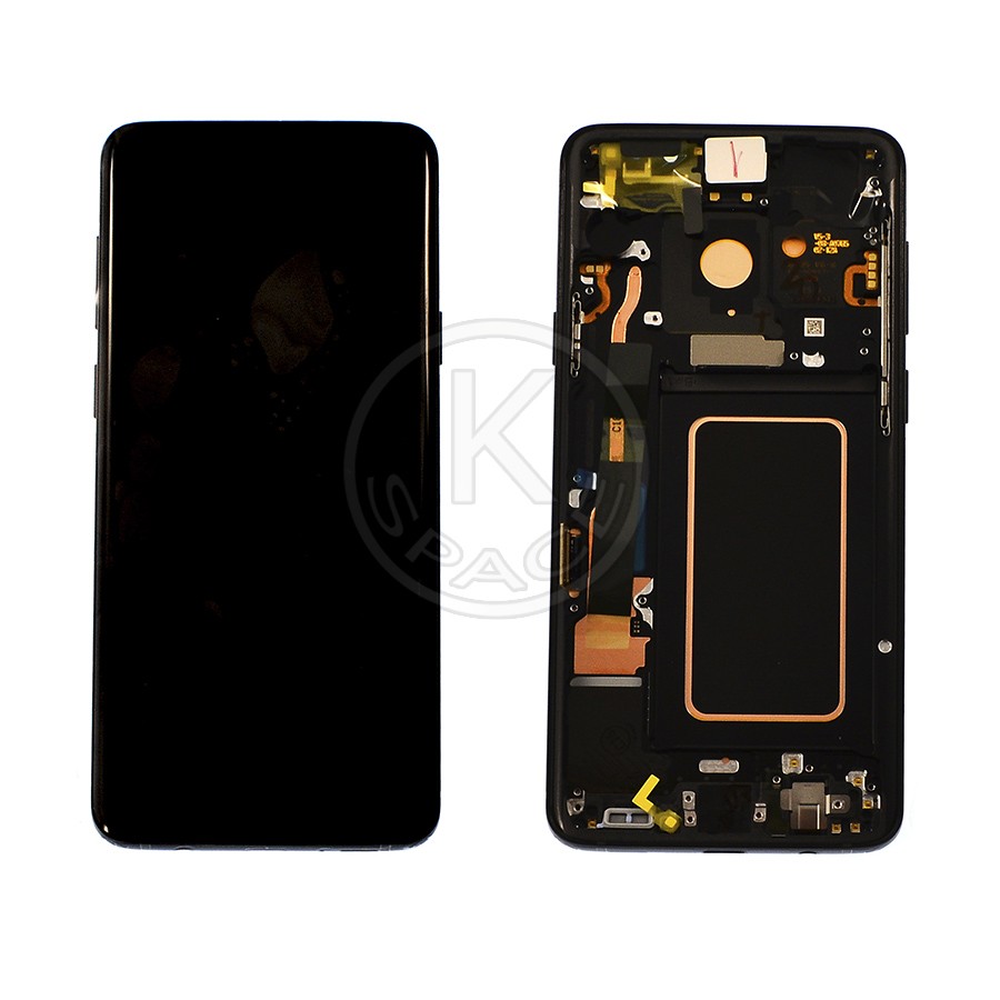 Дисплей Samsung G965 Galaxy S9 Plus black, з рамкою, Service Pack Original
