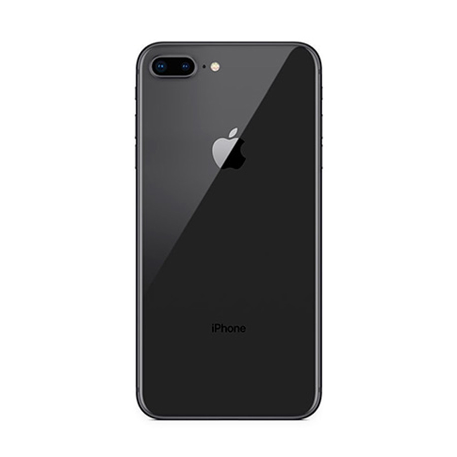 Задня кришка корпуса iPhone 8 Plus black, великий виріз під камеру
