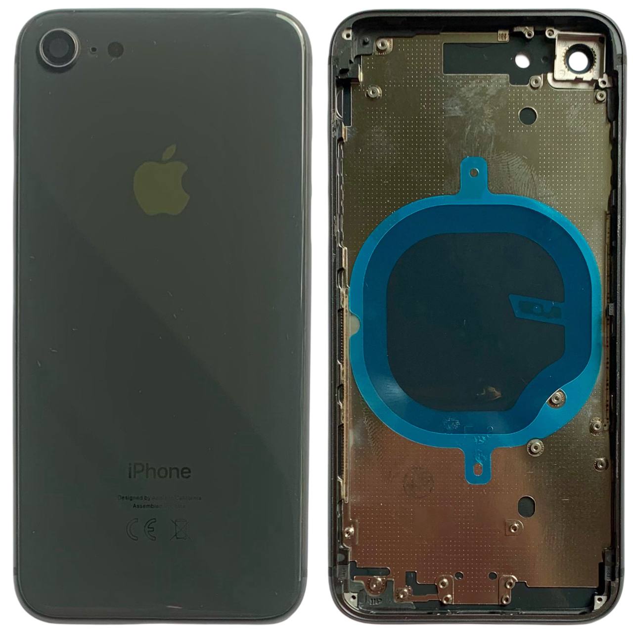 Корпус iPhone 8 black ver. EU, High Quiality