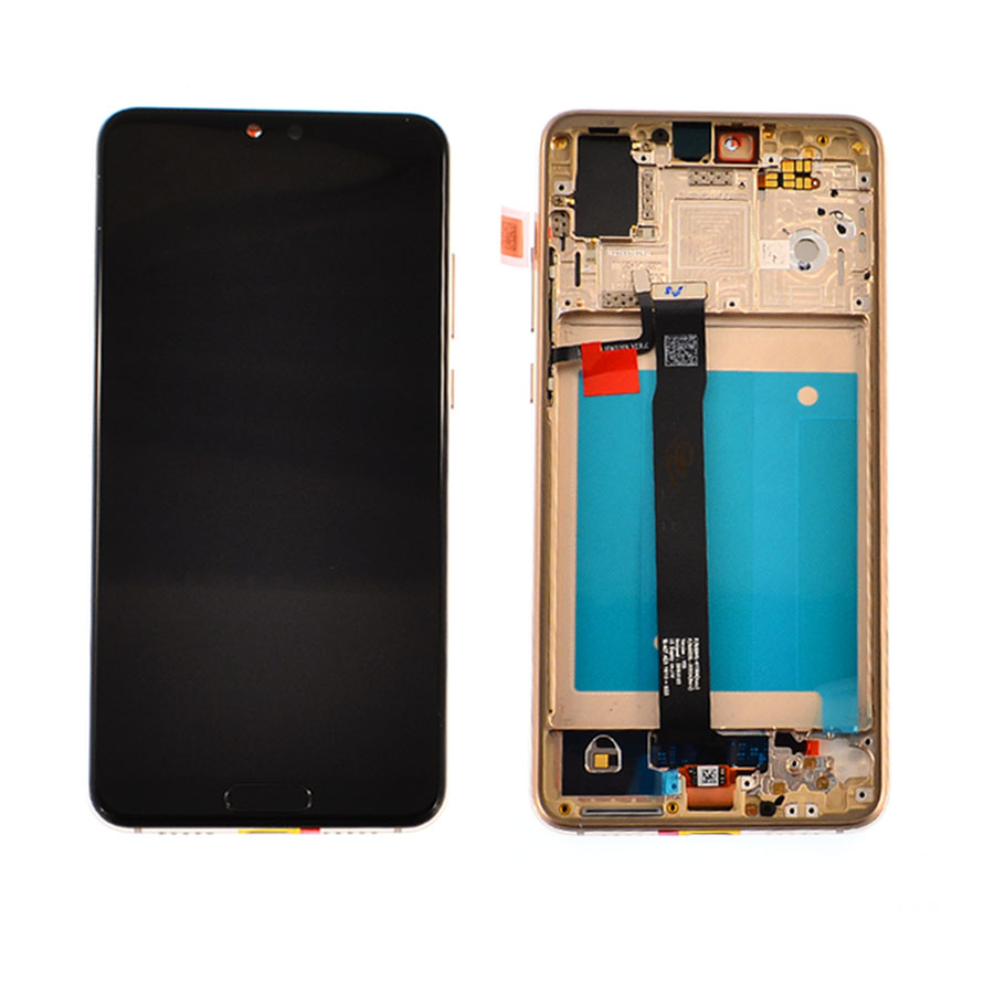 Дисплей Huawei P20 Plus gold, з рамкою, Original