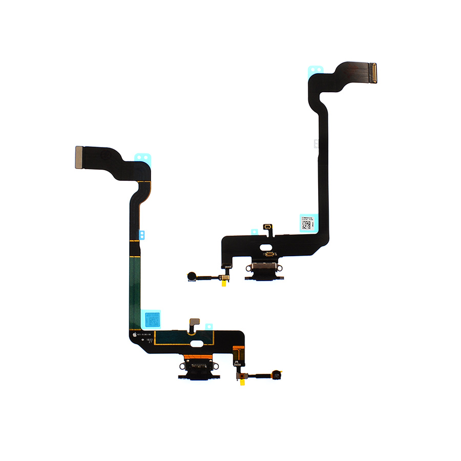 Шлейф (Flat cable) iPhone XS ch/connector black Original