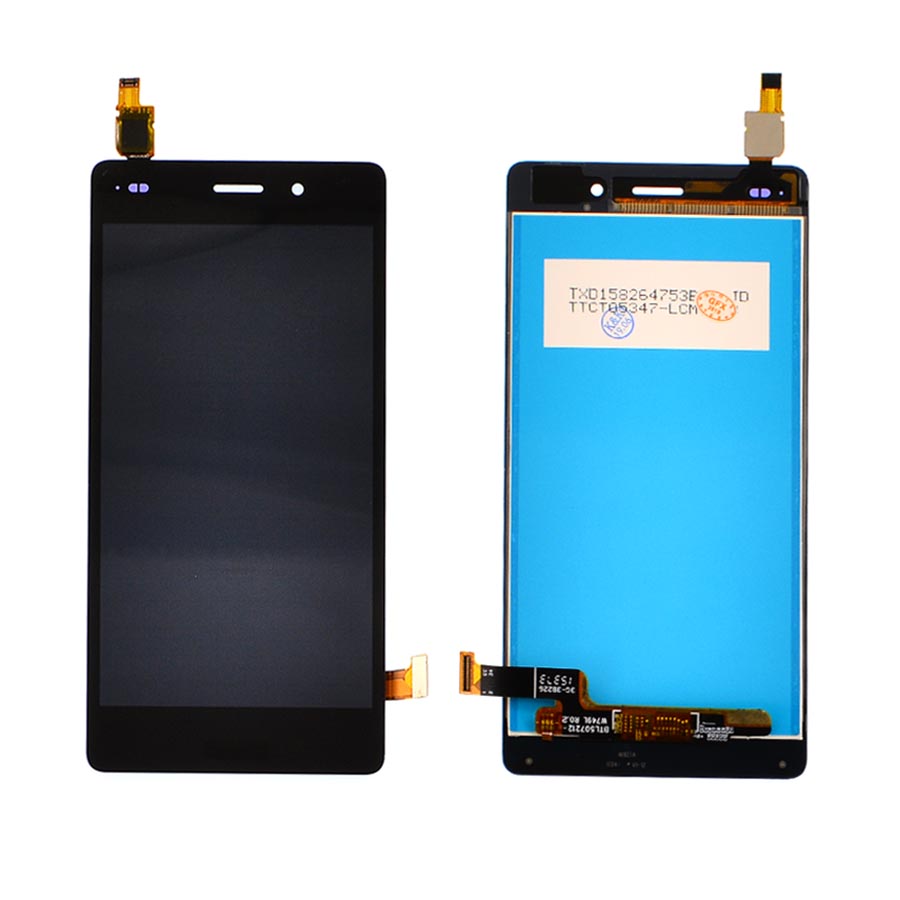 Дисплей Huawei P8 Lite 2015 black, без рамки, High Quiality