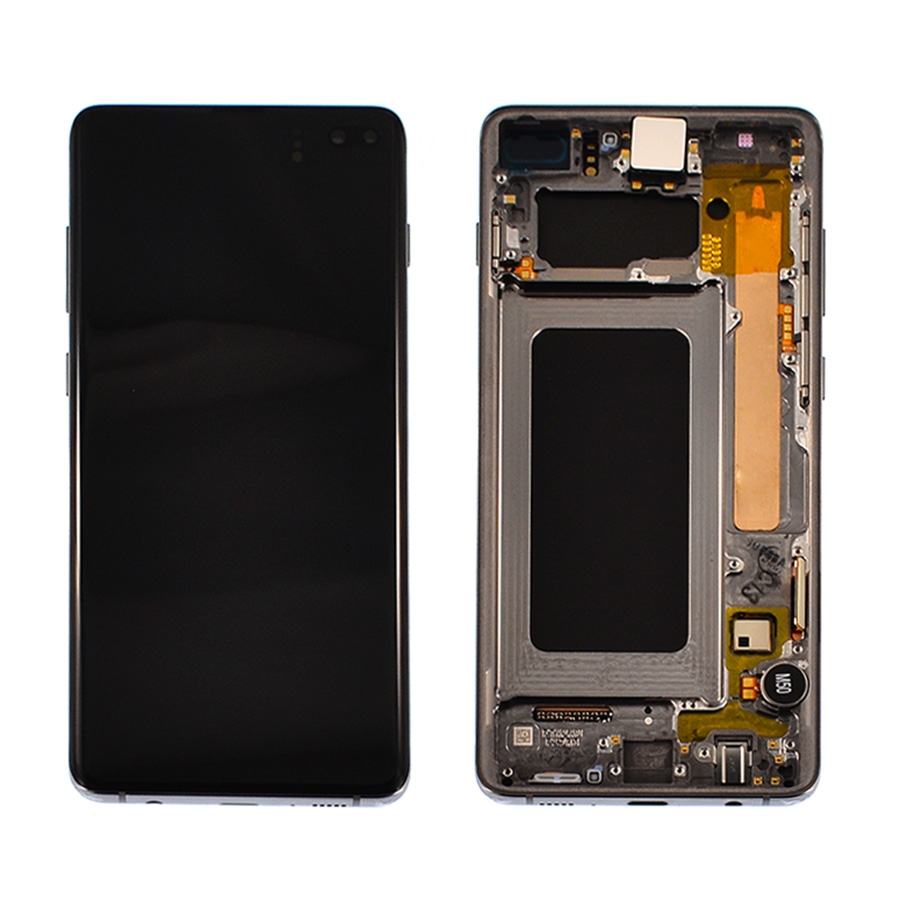 Дисплей Samsung G975 Galaxy S10 Plus black, з рамкою, Service Pack Original