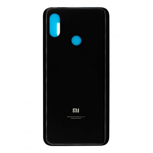 Задняя крышка Xiaomi Mi8 black (без стекла камеры)
