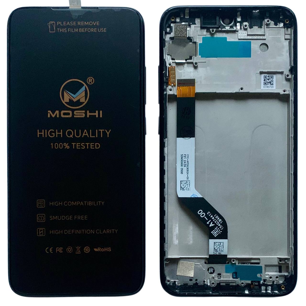 Дисплей Xiaomi Redmi Note 7 | Redmi Note 7S | Note 7 Pro black, з рамкою, Original (PRC)
