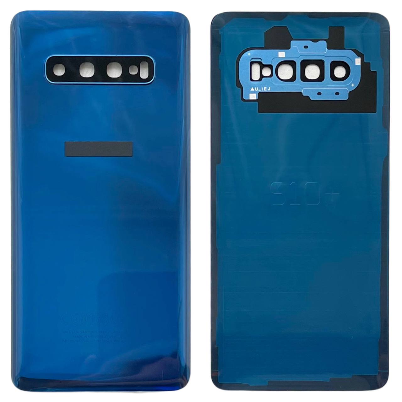 Задня кришка Samsung G975 Galaxy S10 Plus blue (зі склом камери)
