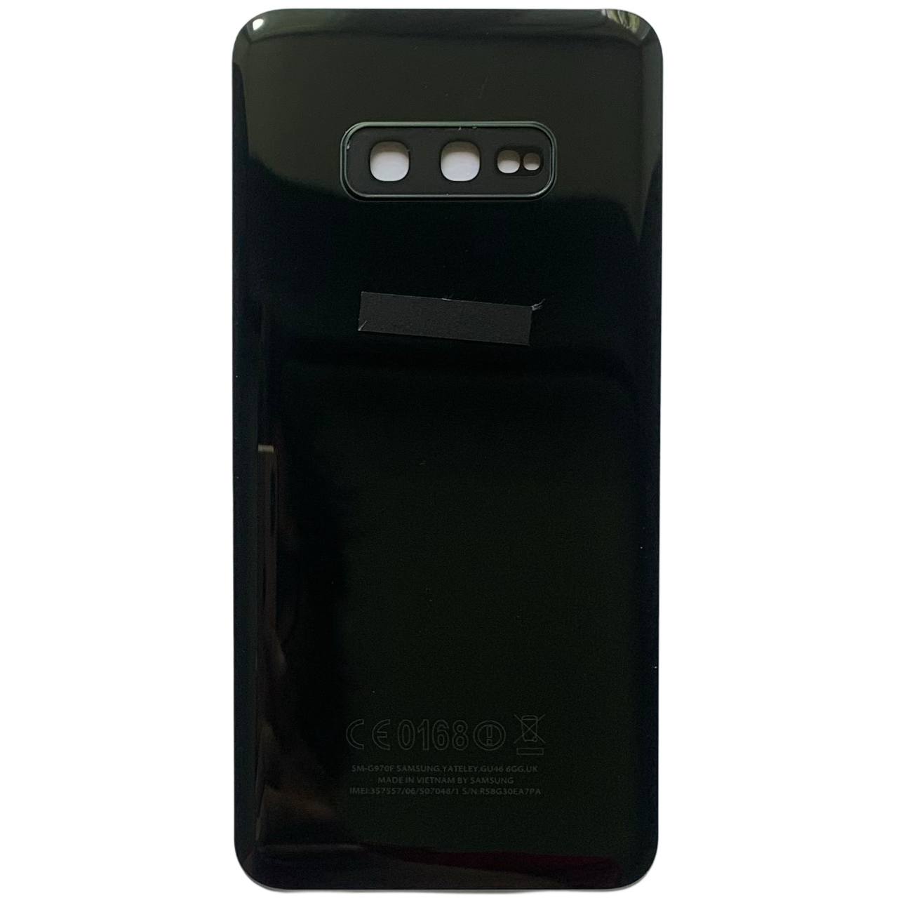 Задня кришка Samsung G970 Galaxy S10e black (зі склом камери)