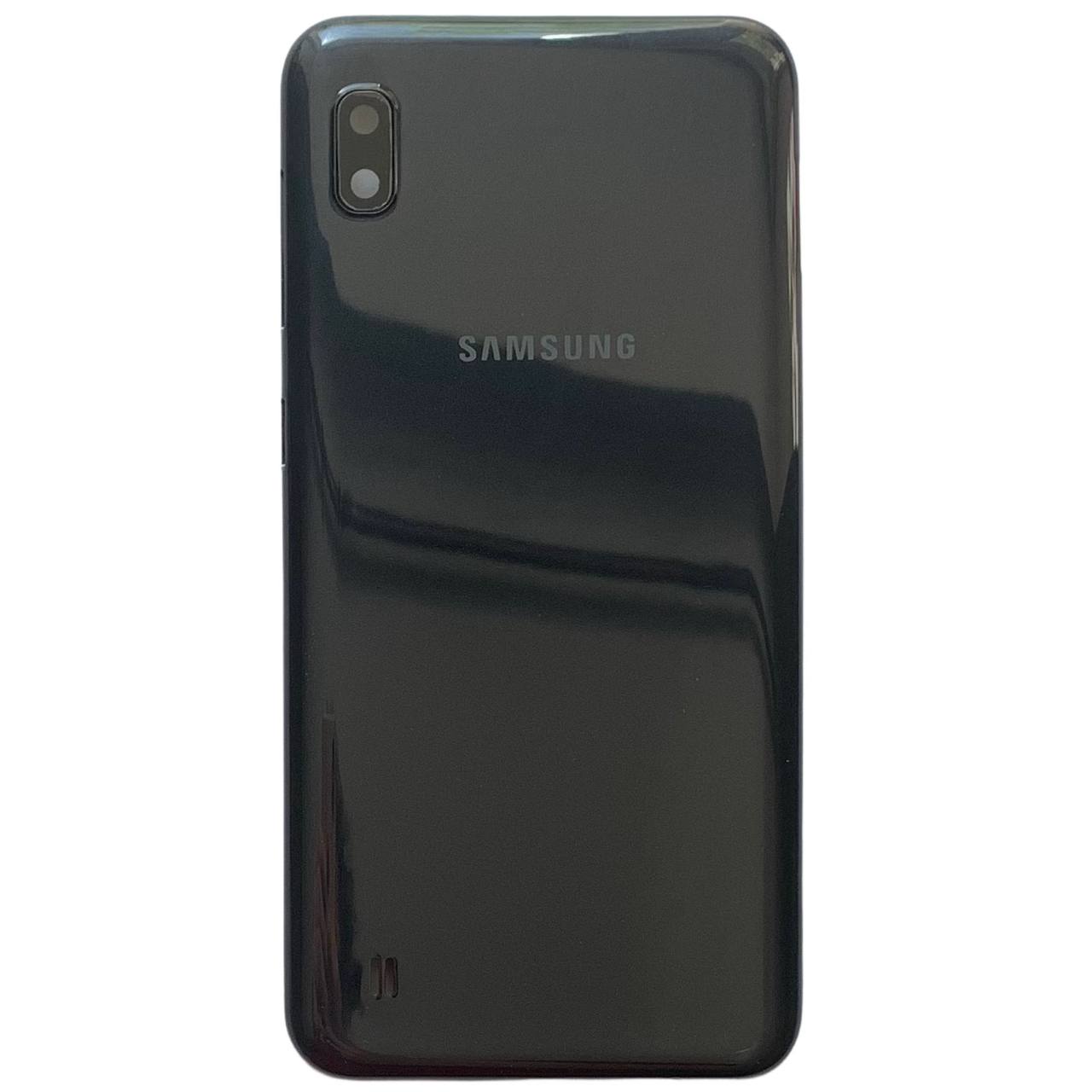 Задня кришка Samsung A105 Galaxy A10 2019 black (зі склом камери)