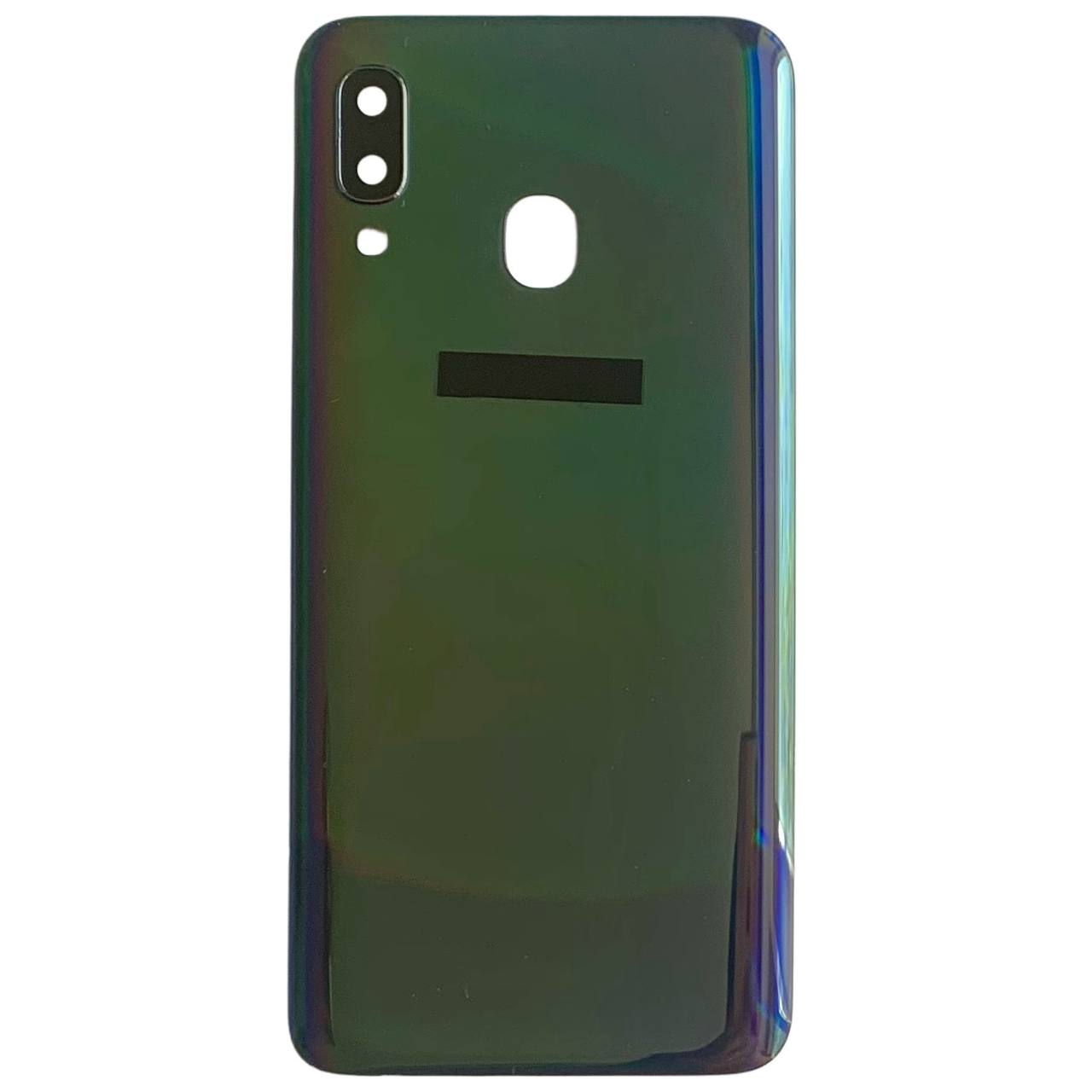 Задня кришка Samsung A405 Galaxy A40 2019 black (зі склом камери)