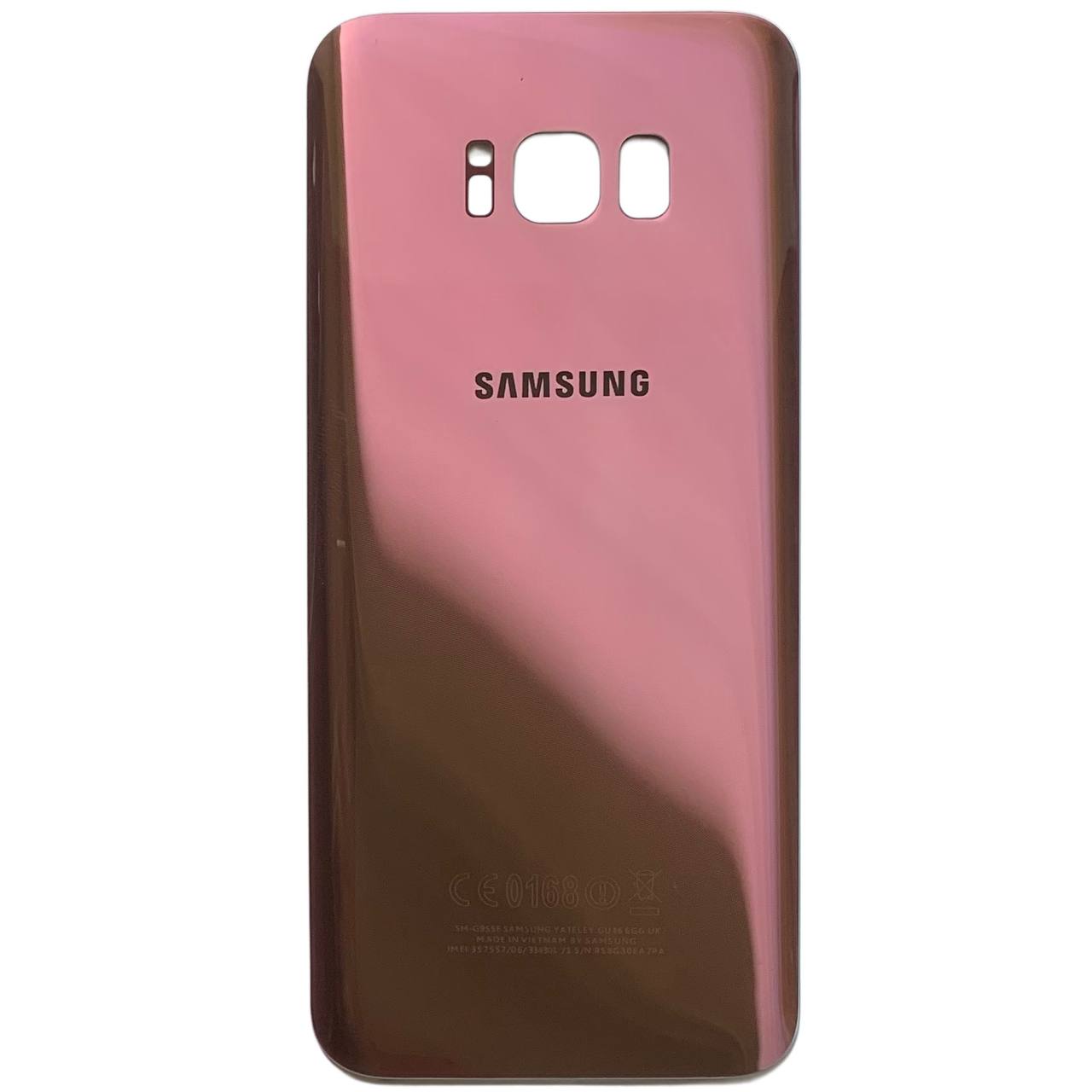 Задня кришка Samsung G955 Galaxy S8 Plus pink (без скла камери)