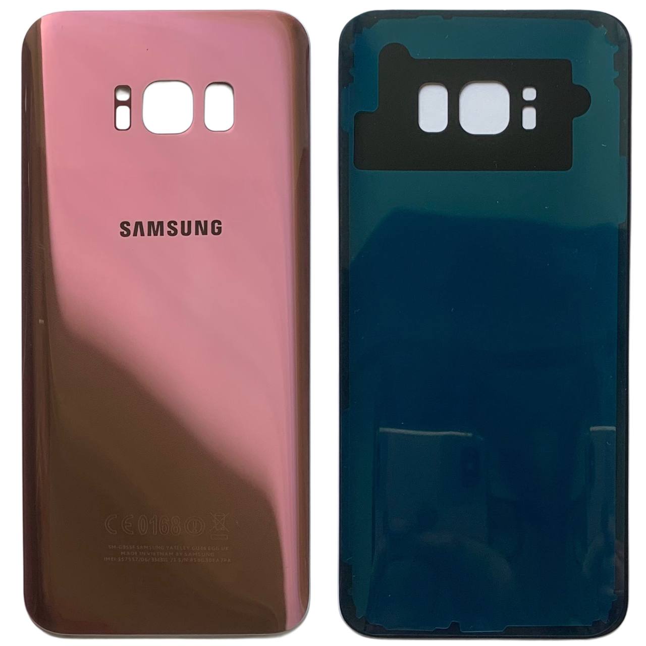 Задня кришка Samsung G955 Galaxy S8 Plus pink (без скла камери)