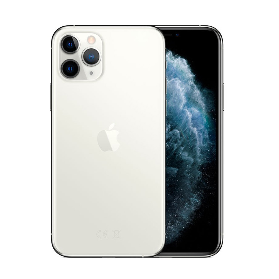 Задняя крышка корпуса iPhone 11 Pro white, большой вырез под камеру, High Quiality (НЕ цельнолитая)