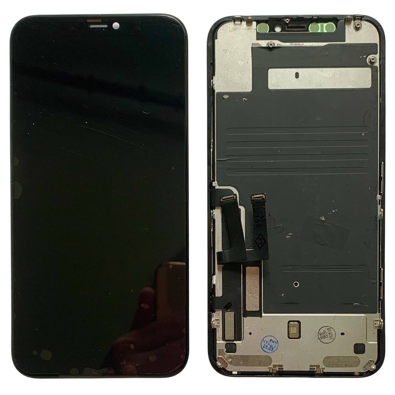 Дисплей iPhone 11 black, с рамкой, Original (переклееное стекло)