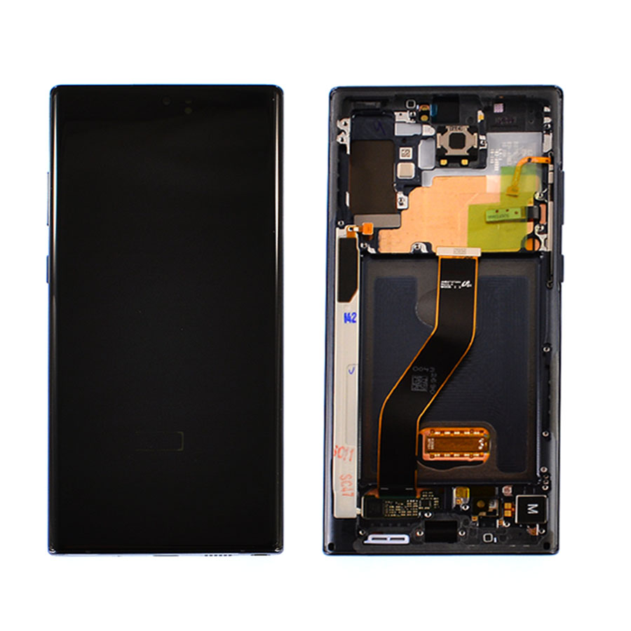 Дисплей Samsung N975 Galaxy Note 10 Plus black, з рамкою, Service Pack Original