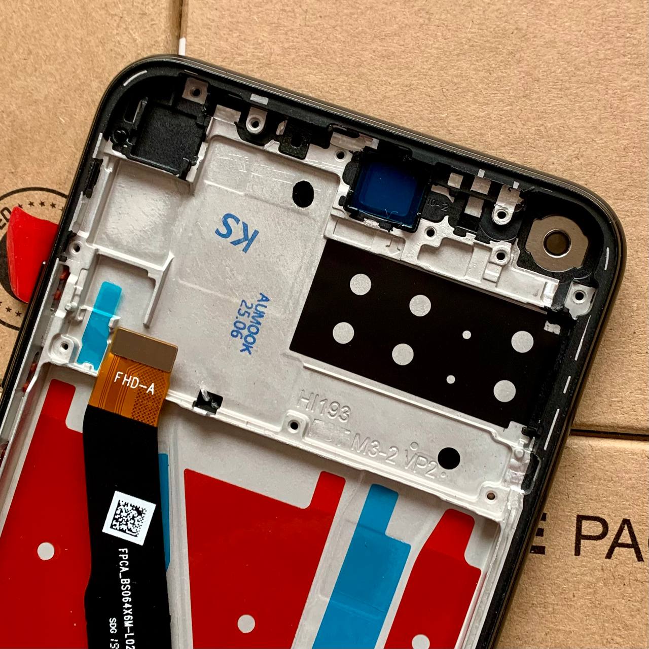 Дисплей Huawei P40 Lite E | Y7P 2020 | Honor 9C | Honor Play 3 black, з рамкою, Original (PRC)