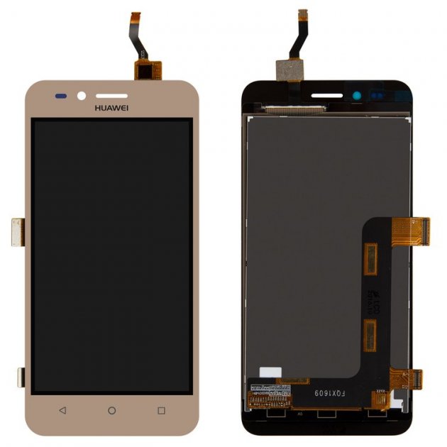 Дисплей Huawei Y3 II 2016 4G Version gold, без рамки, High Quiality