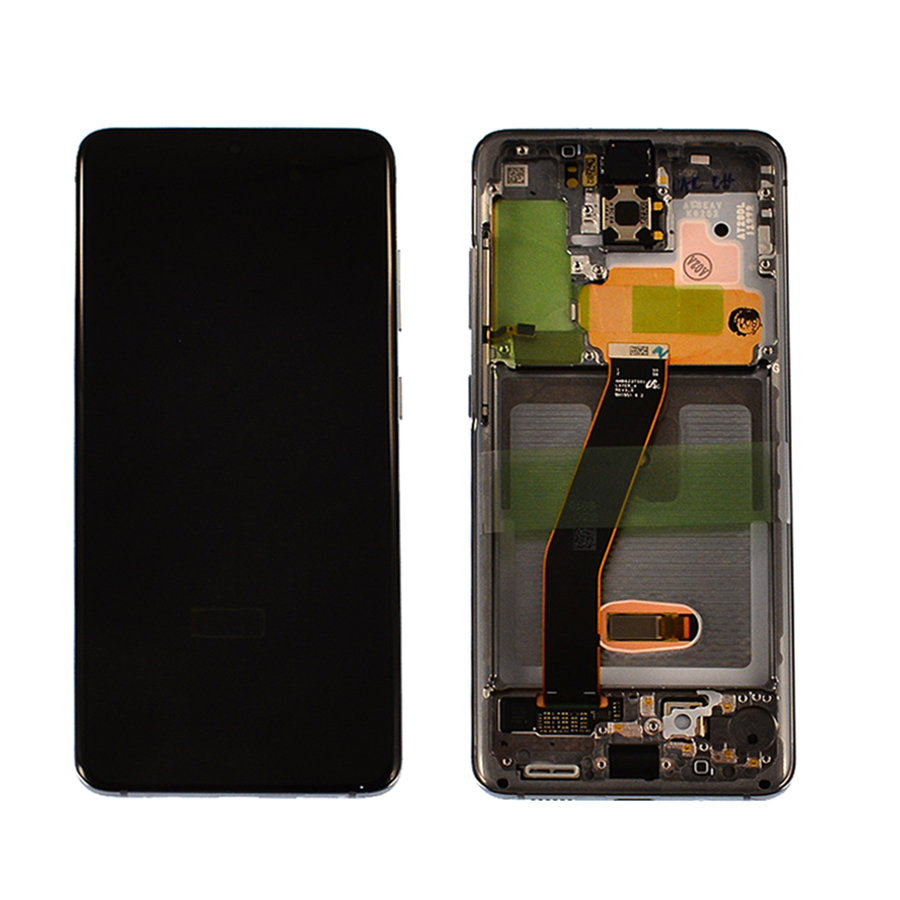 Дисплей Samsung G980 | G981 Galaxy S20 black, з рамкою, Service Pack Original