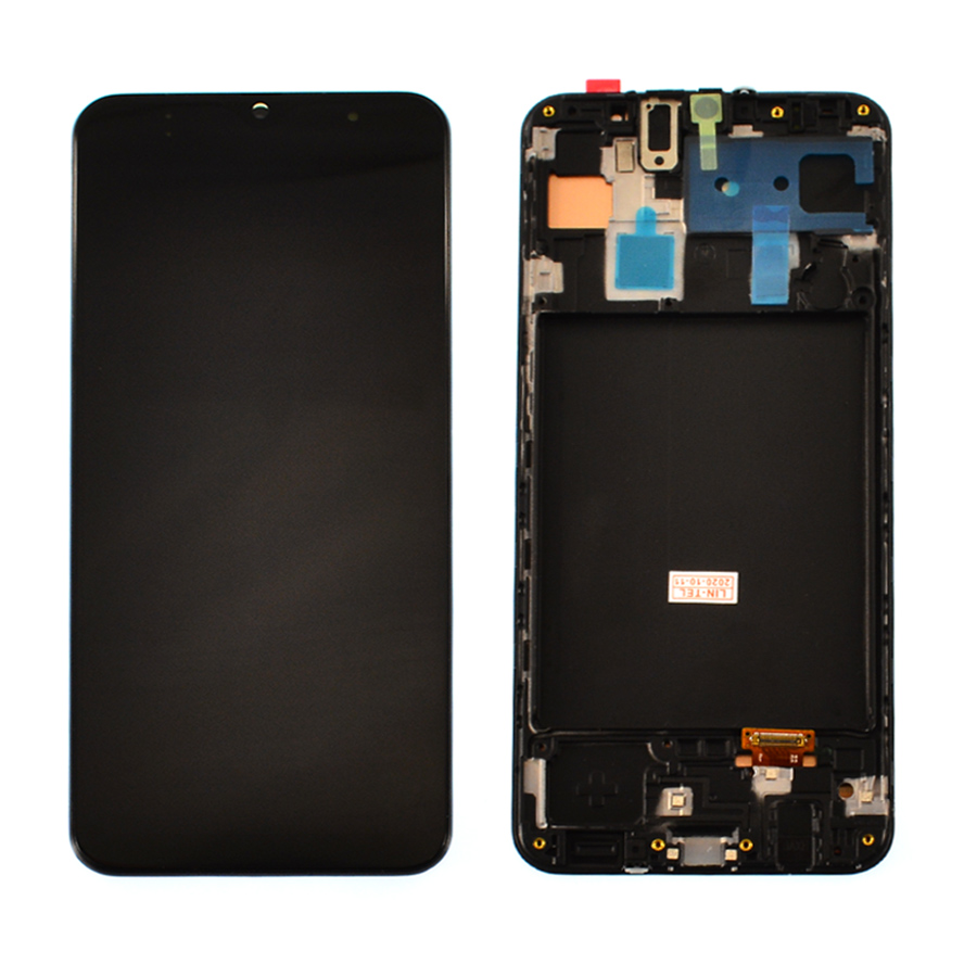Дисплей Samsung A305 Galaxy A30 2019 black, з рамкою, OLED