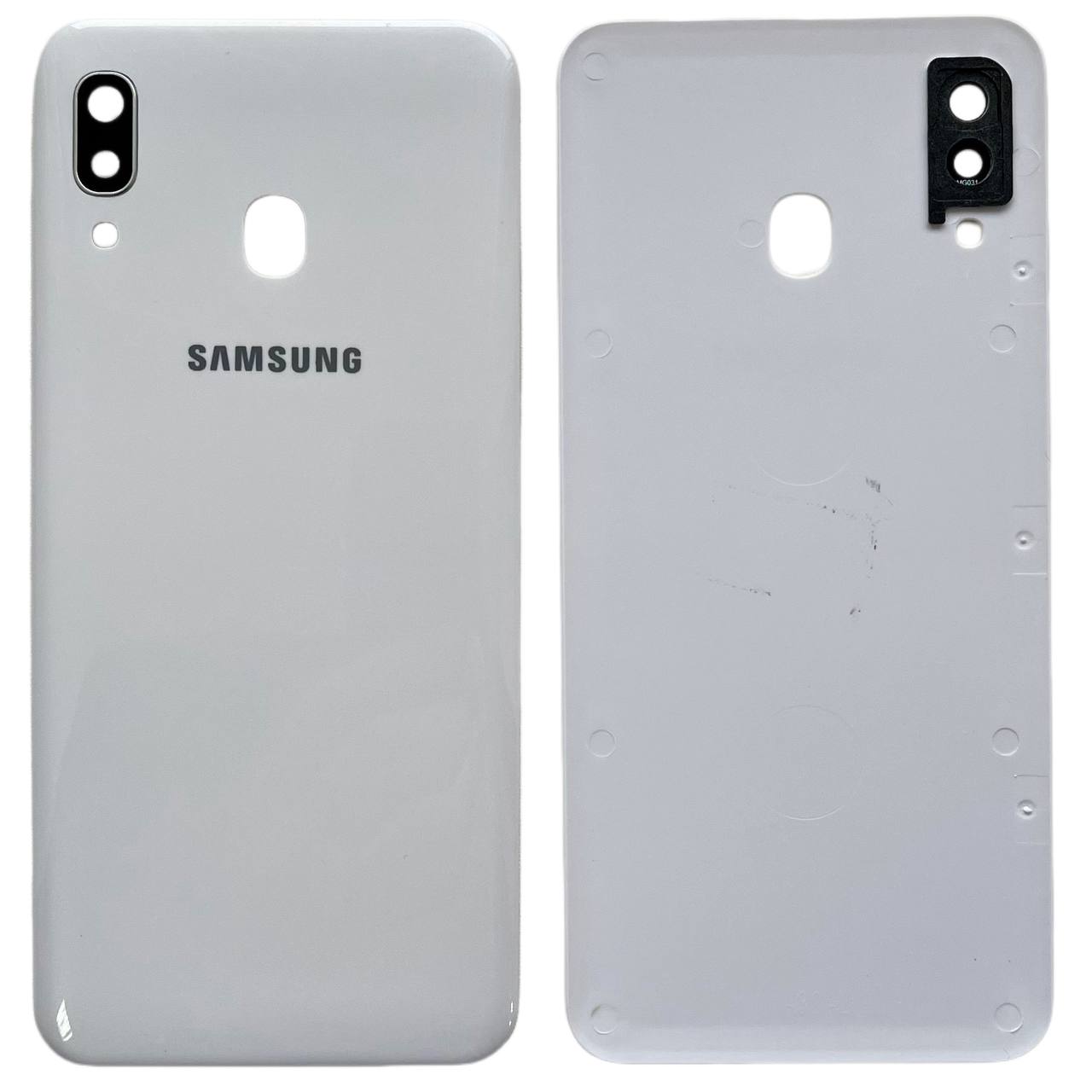 Задня кришка Samsung A305 Galaxy A30 2019 white (зі склом камери)