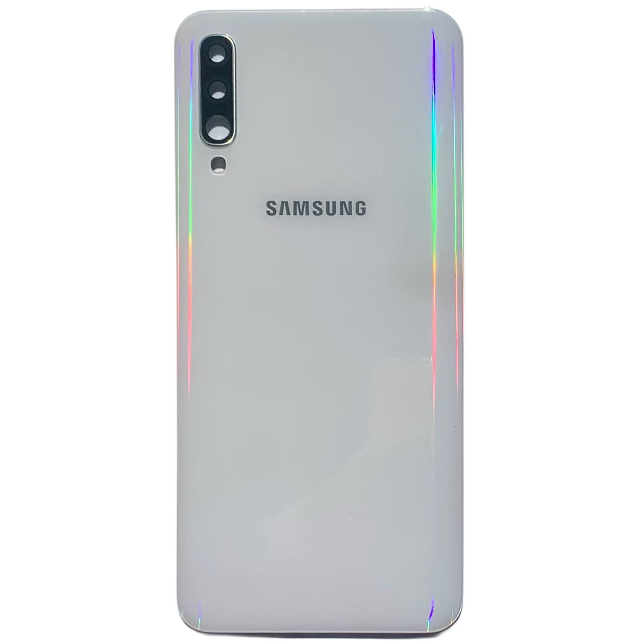 Задняя крышка Samsung A505 Galaxy A50 2019 white (со стеклом камеры)