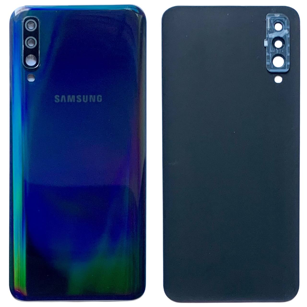 Задняя крышка Samsung A505 Galaxy A50 2019 blue (со стеклом камеры)