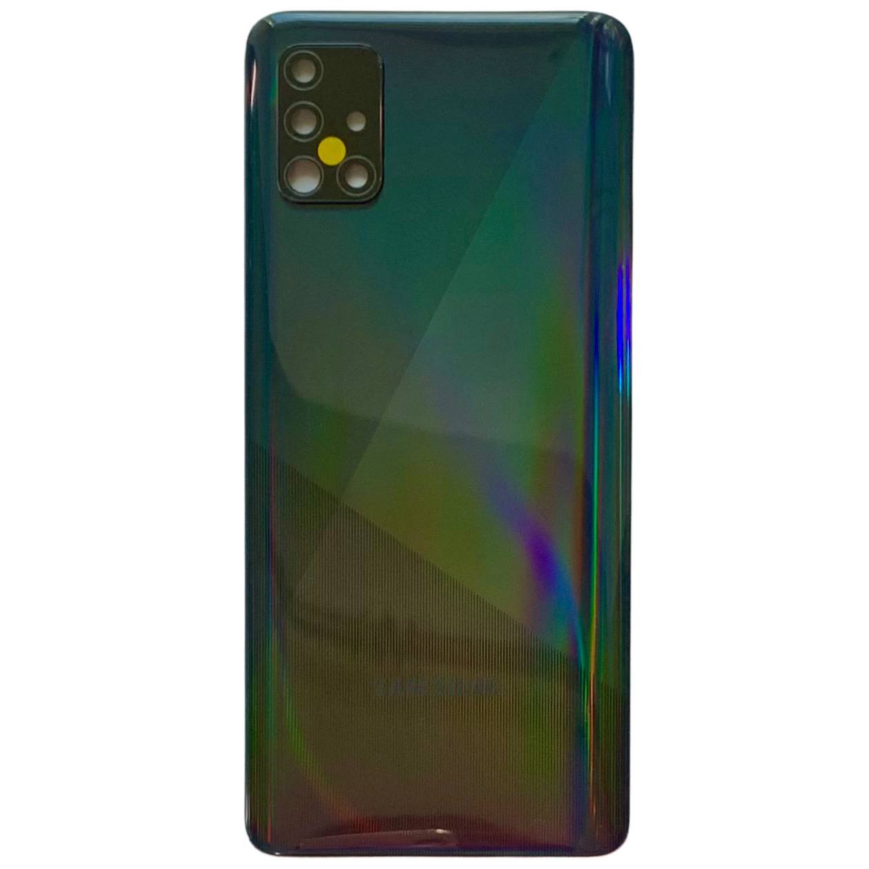 Задня кришка Samsung A515 Galaxy A51 2019 black (зі склом камери)