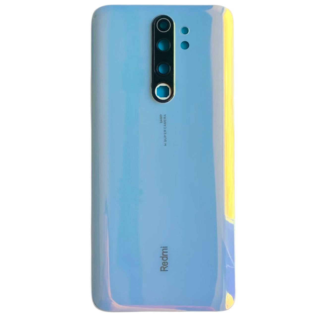 Задняя крышка Xiaomi Redmi Note 8 Pro white (со стеклом камеры)