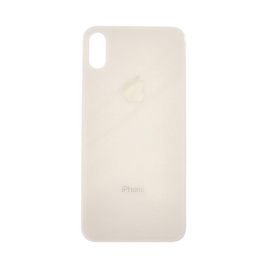 Задняя крышка корпуса iPhone Xs white, маленький вырез под камеру
