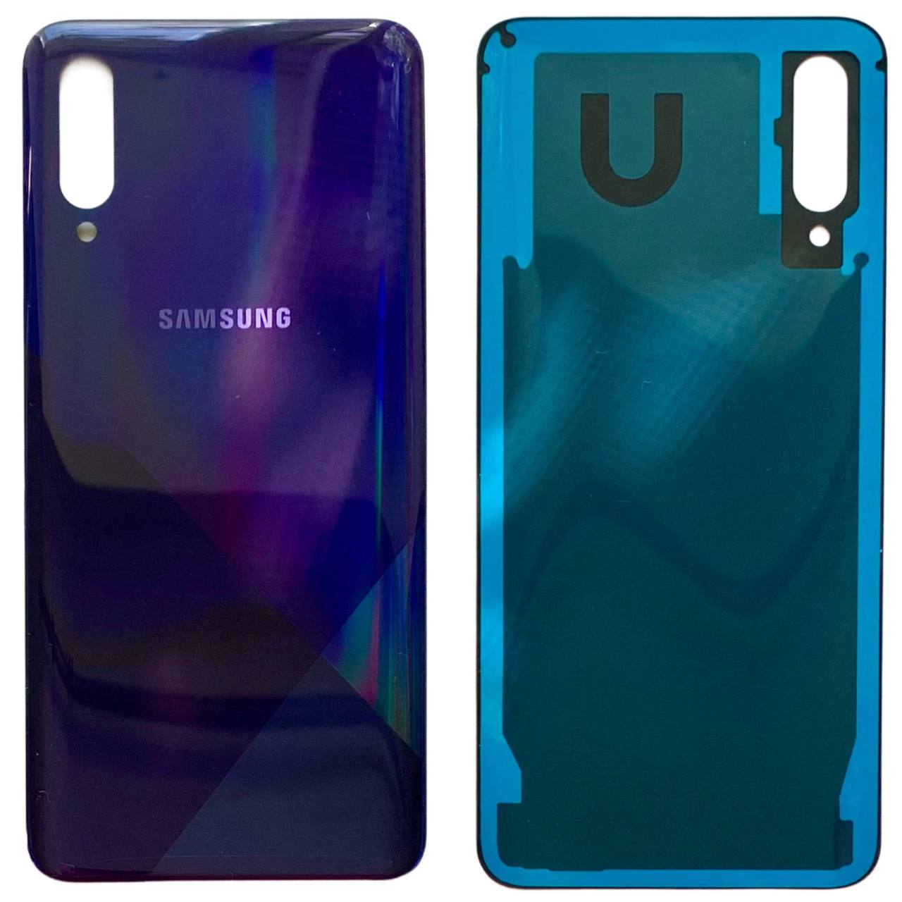 Задняя крышка Samsung A307 Galaxy A30s violet (без стекла камеры)
