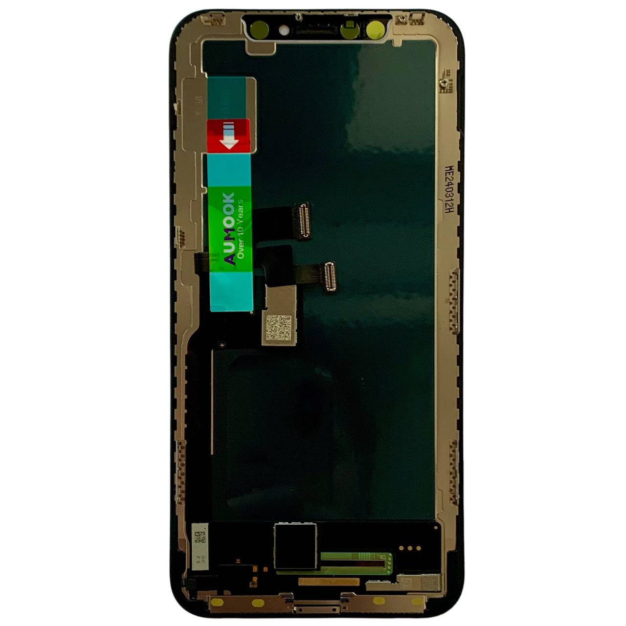 Дисплей iPhone X black, з рамкою, AUMOOK FHD INCELL