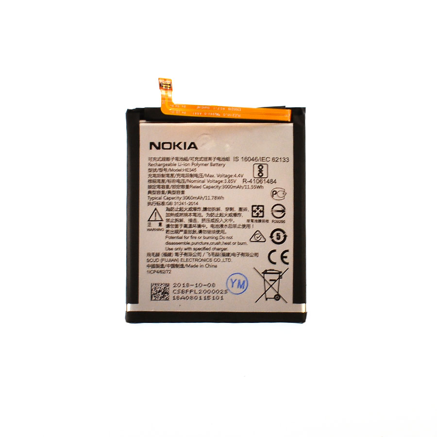 Аккумулятор Nokia 6.1 Dual Sim (HE345) AAAA