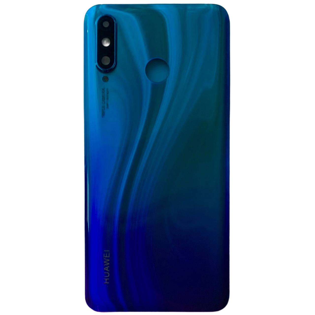 Задня кришка Huawei P30 Lite | Nova 4e peacock blue 24MP (зі склом камери)