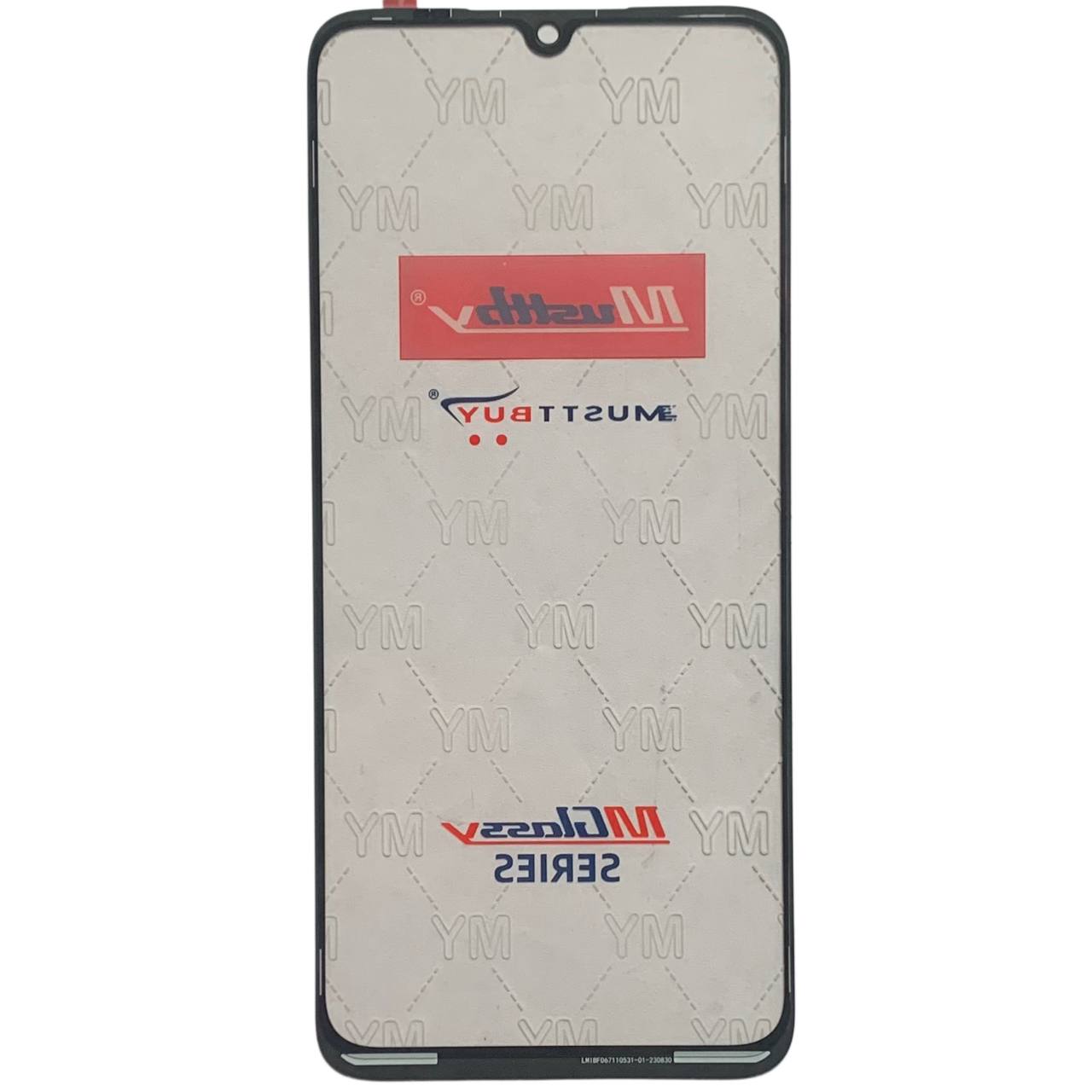 Скло дисплея Samsung A057 Galaxy A05s 2023 black, з OCA плівкою (Musttby)