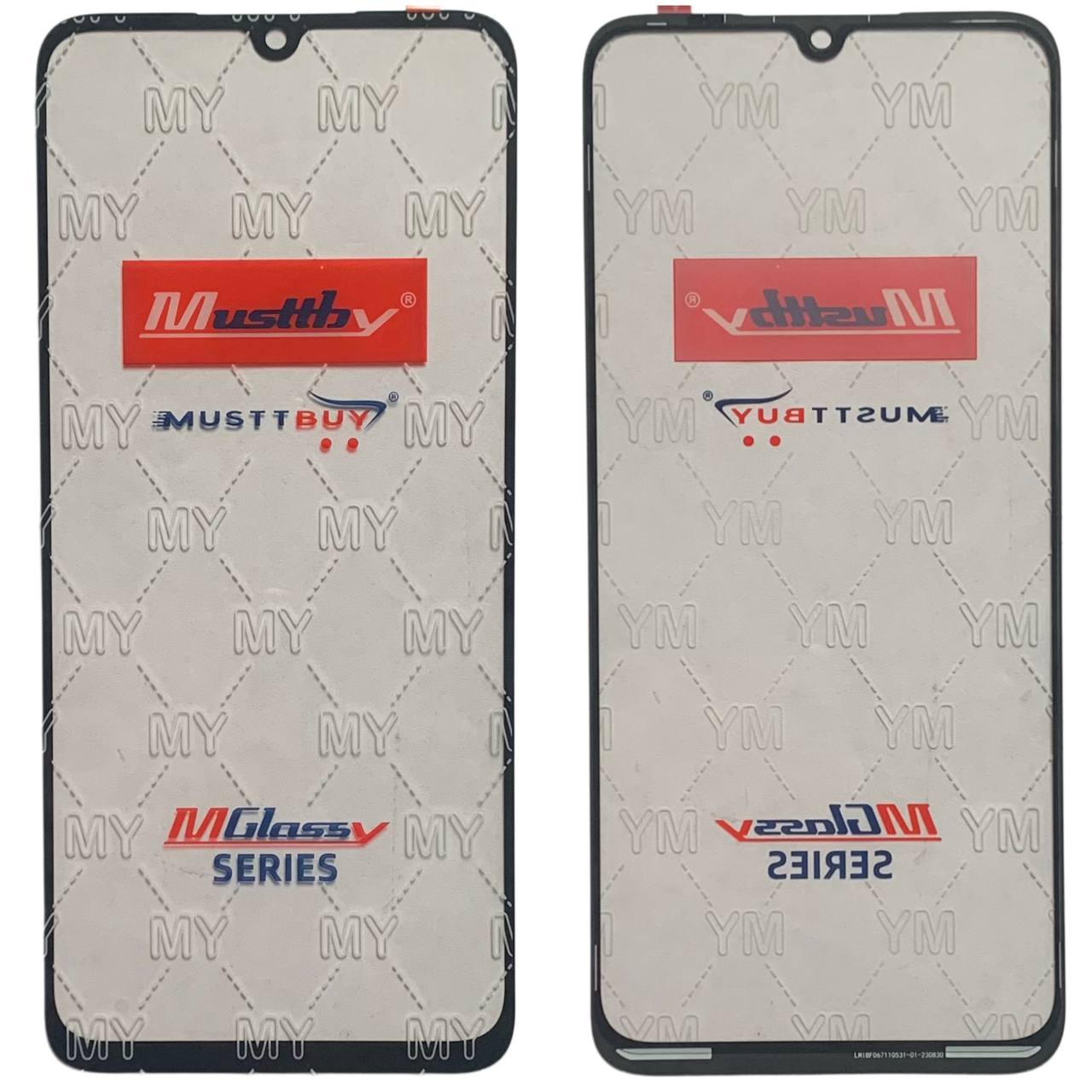 Скло дисплея Samsung A057 Galaxy A05s 2023 black, з OCA плівкою (Musttby)
