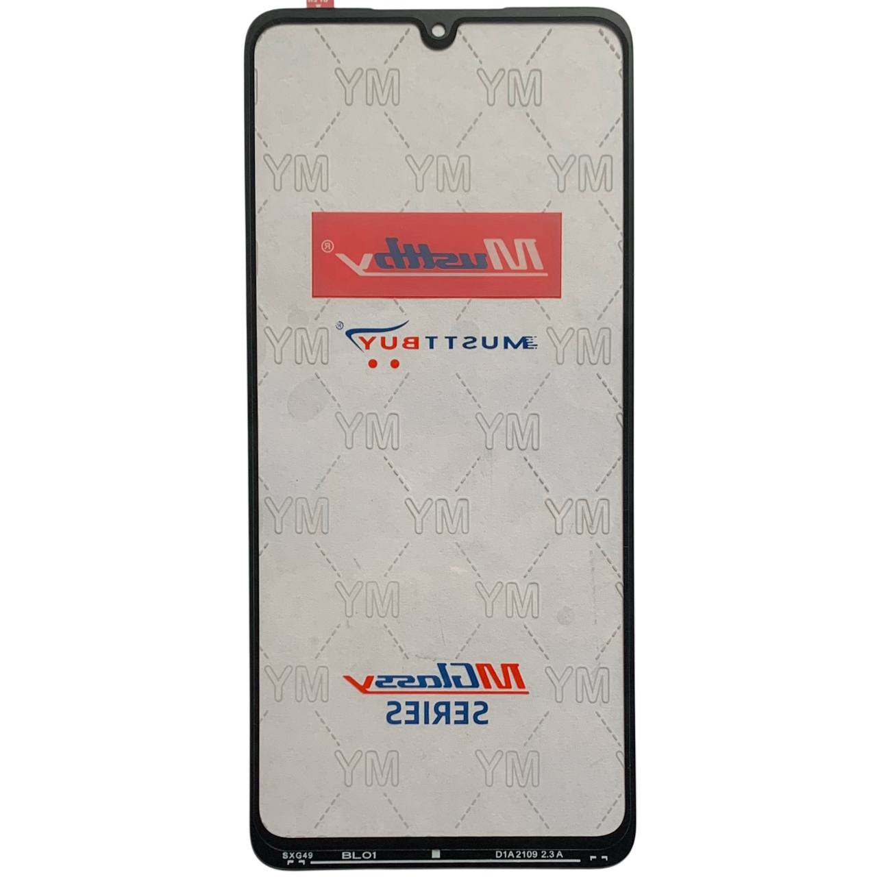 Скло дисплея Samsung A336 Galaxy A33 5G 2022 black, з OCA плівкою (Musttby)