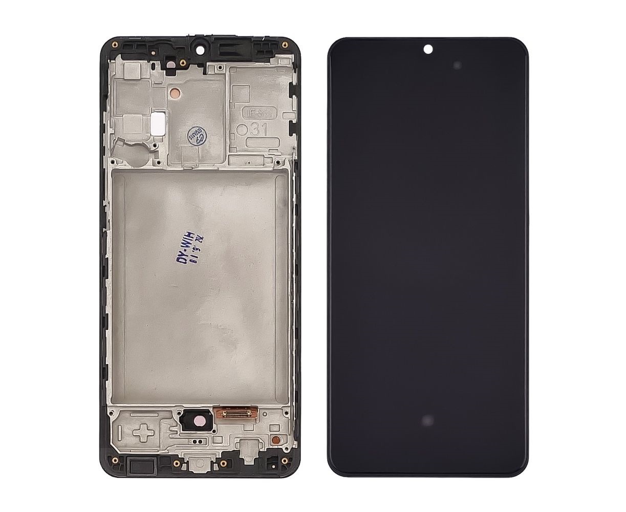 Дисплей Samsung A315 Galaxy A31 2020 black, з рамкою, Hard OLED (6.36")
