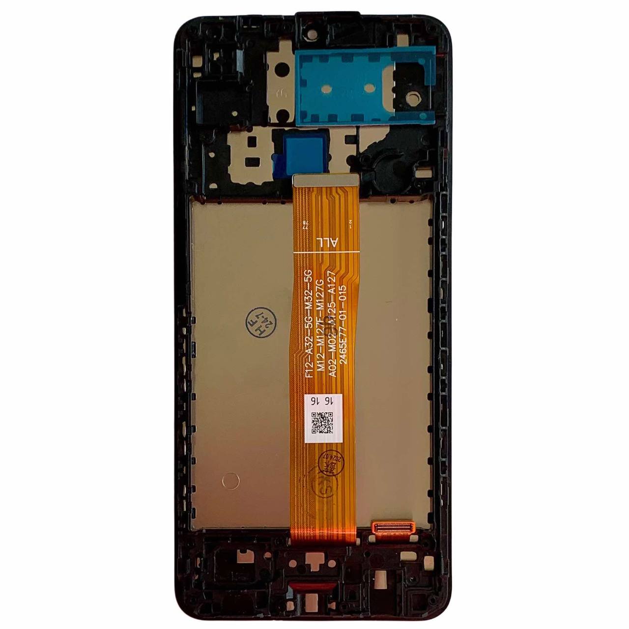Дисплей Samsung A125 | M125 Galaxy A12 | M12 2020 black, з рамкою, IPS