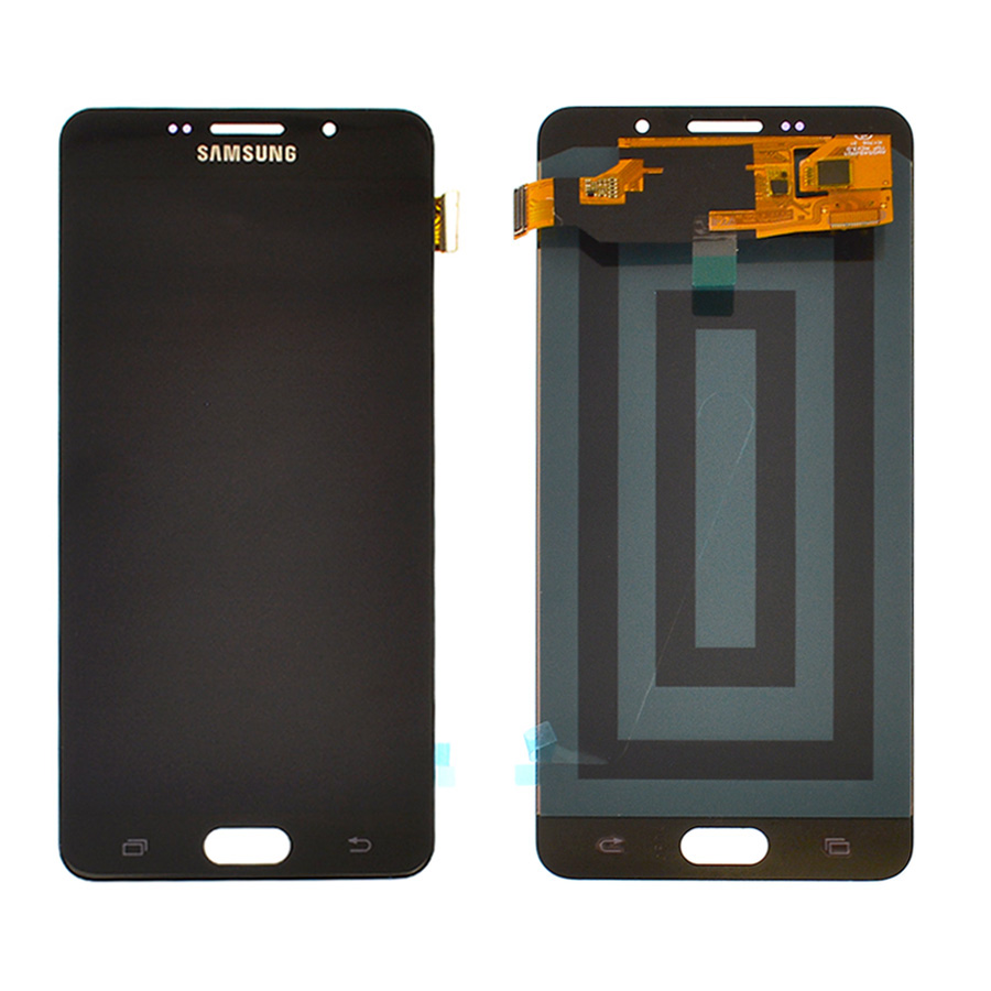 Дисплей Samsung A710 Galaxy A7 black, без рамки, OLED