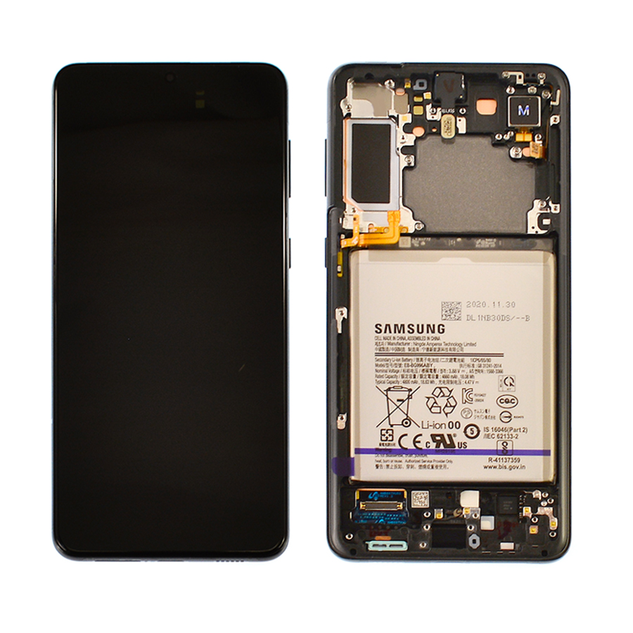 Дисплей Samsung G996 Galaxy S21 Plus black, з рамкою, Service Pack Original