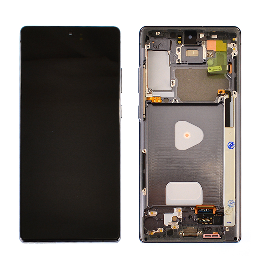 Дисплей Samsung N980 | N981 Galaxy Note 20 aura gray, з рамкою, Service Pack Original